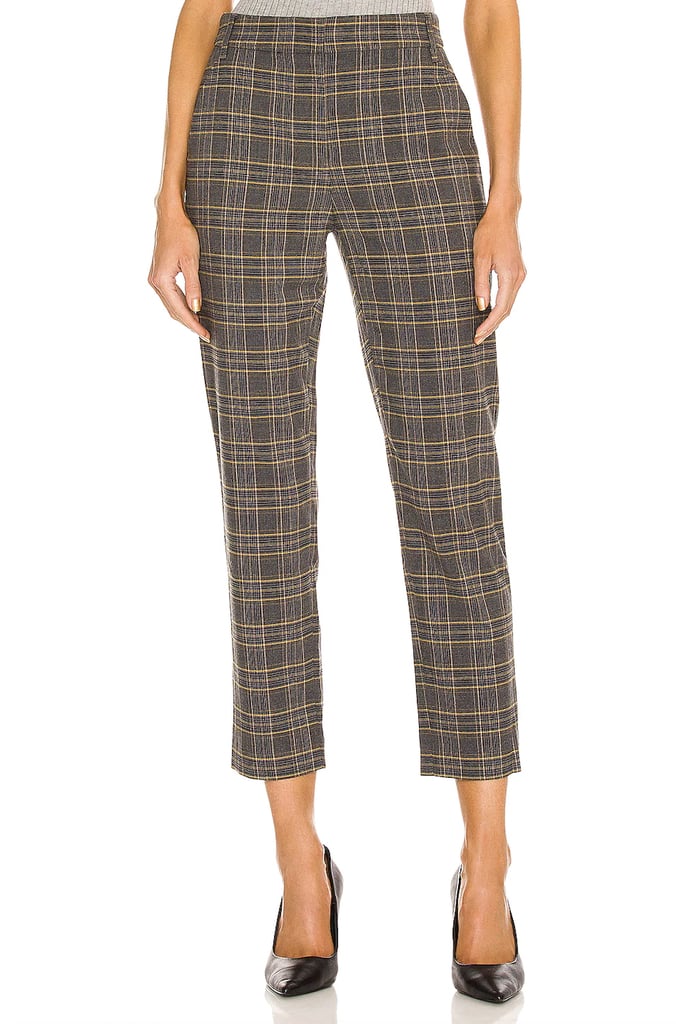 Something Navy Plaid Trousers