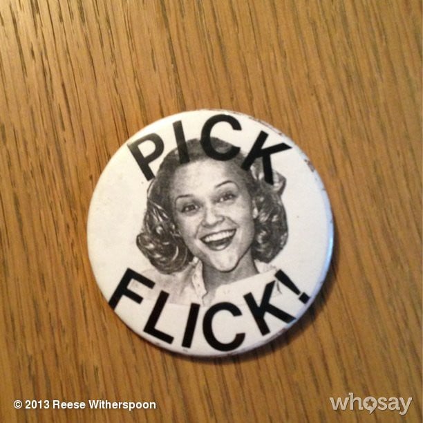 Reese found a prop from her 1999 hit Election.