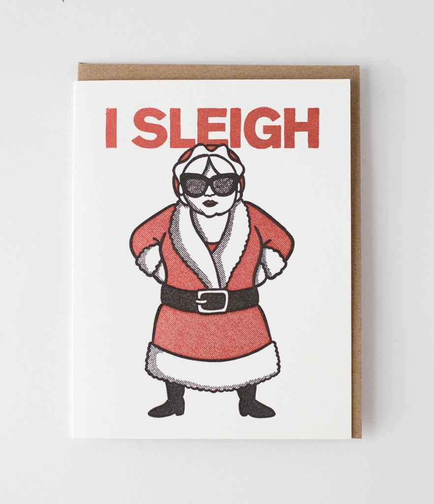 I Sleigh card ($7)