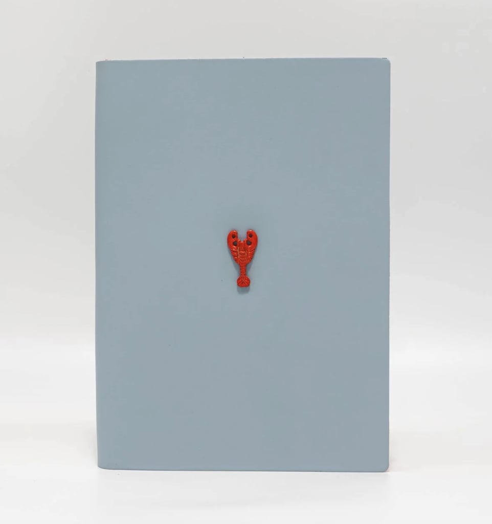 Diarpell Spa Smooth Calfskin Light Blue Leather Journal with Lobster ($40)
You can channel your summer spent on the Cape via this adorable blue leather lobster journal with red live edges. Chic!