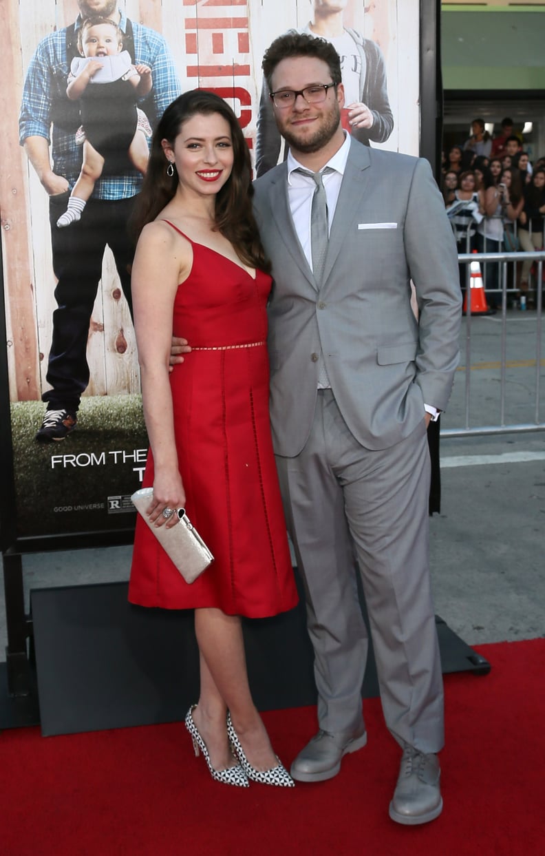 Seth brought his wife, Lauren Miller, with him to the big premiere.