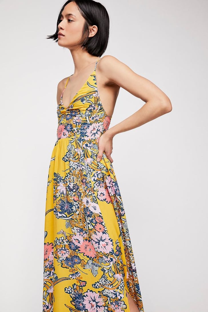 Free People Through The Vine Printed Slip Attending a Wedding