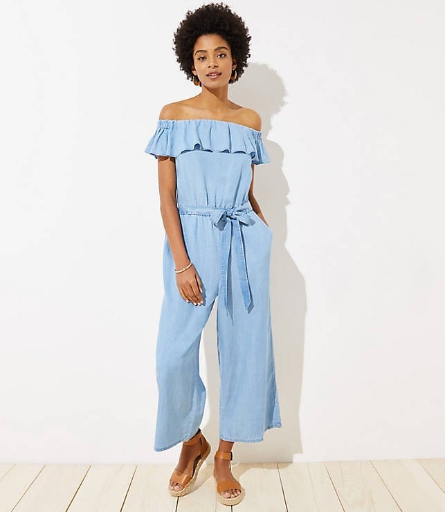 Loft top beach jumpsuit