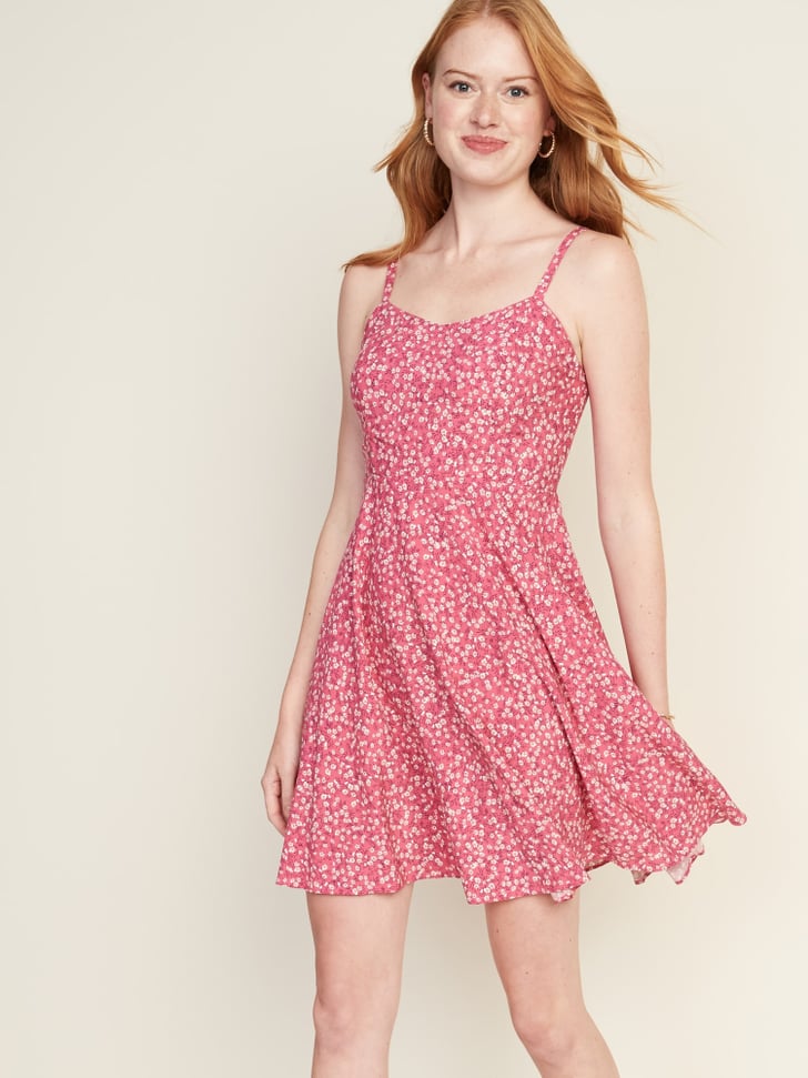 Fit and flare cami dress old navy clearance