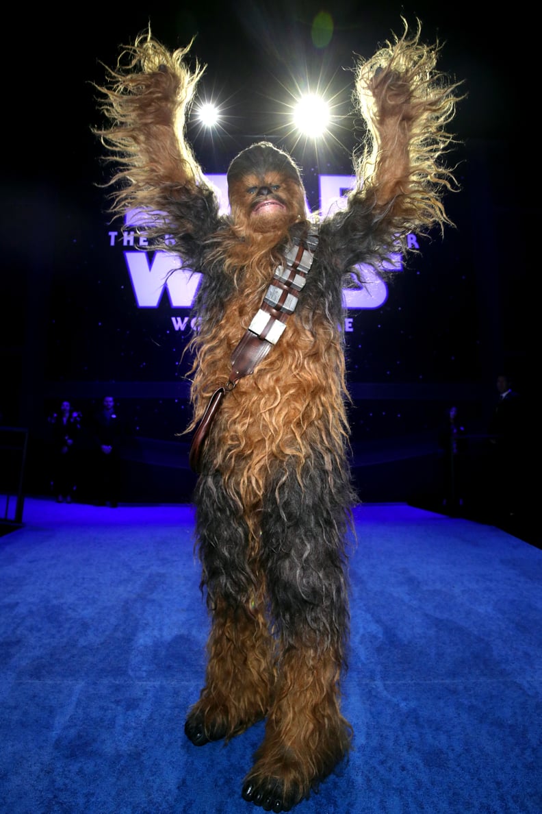 Chewbacca at the Star Wars: The Rise of Skywalker Premiere in LA