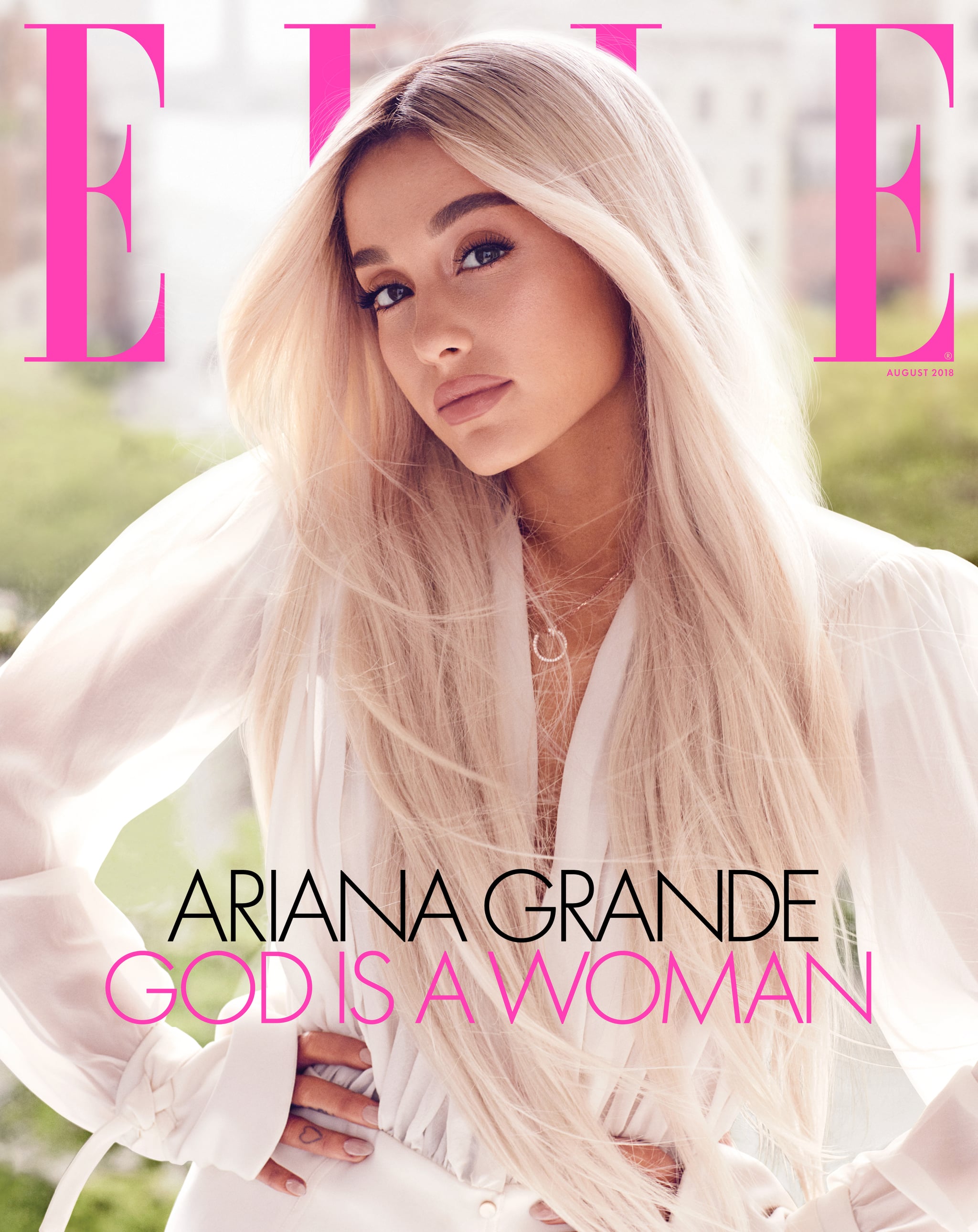 Makeup Beauty Hair Skin Ariana Grande S Hair Is Blonder And Longer Than Ever On Elle S New Cover Popsugar Beauty Photo 8