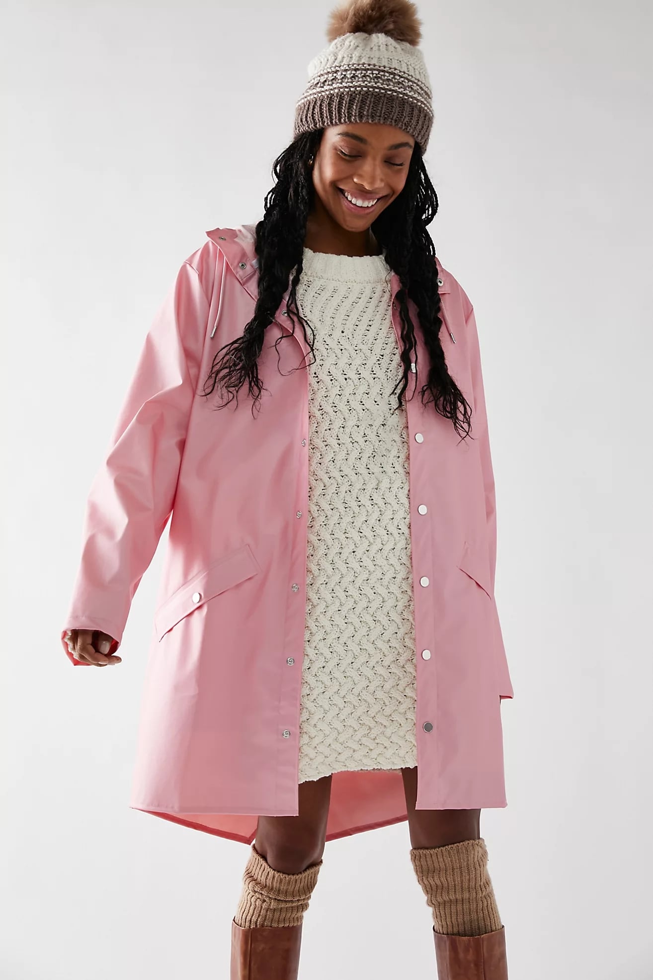 Chic deals rain jacket