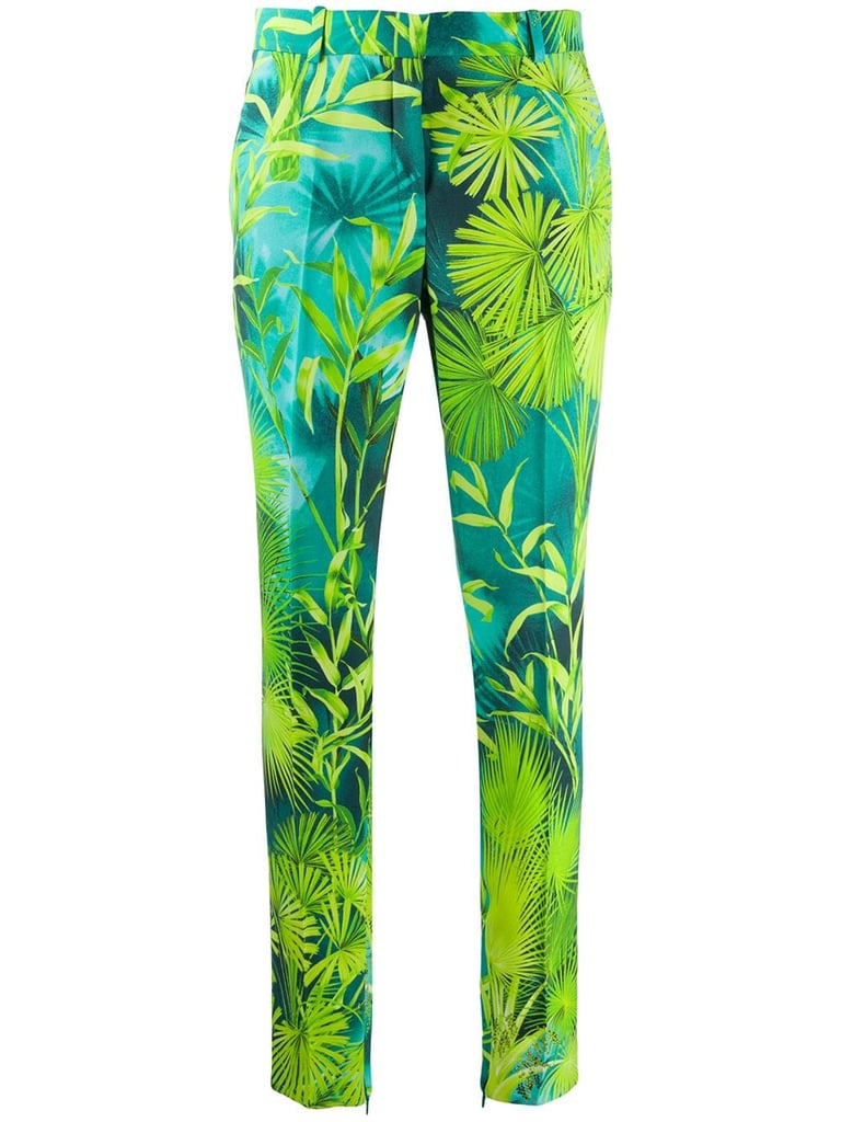 J Lo's Versace Jungle Print Skinny Trousers