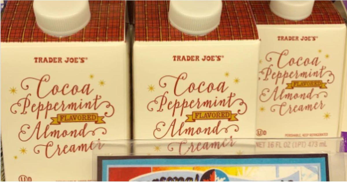 Trader Joe's Vegan Cocoa Peppermint Creamer POPSUGAR Fitness