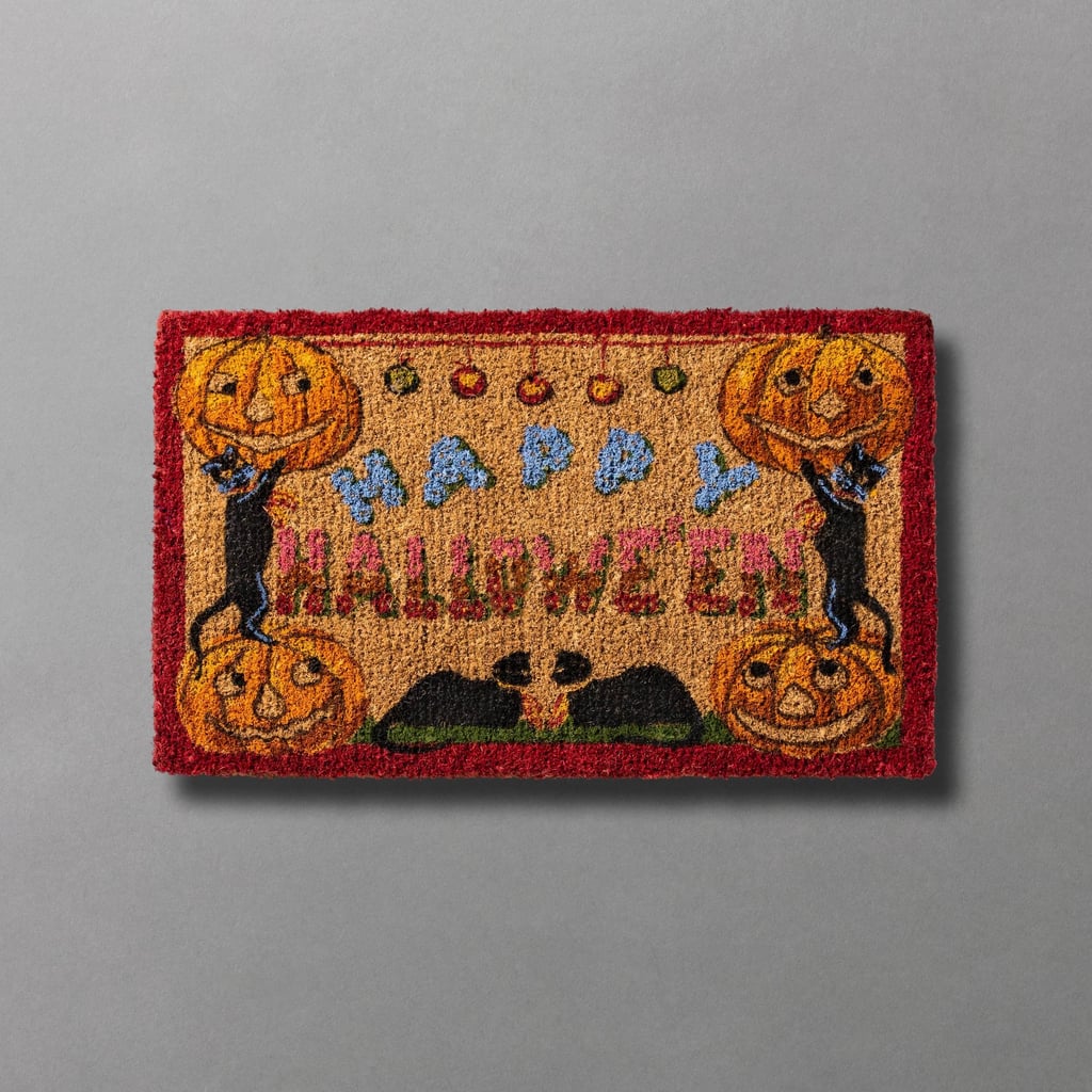 John Derian for Threshold Mortal Portal Handwoven Halloween Door Mat