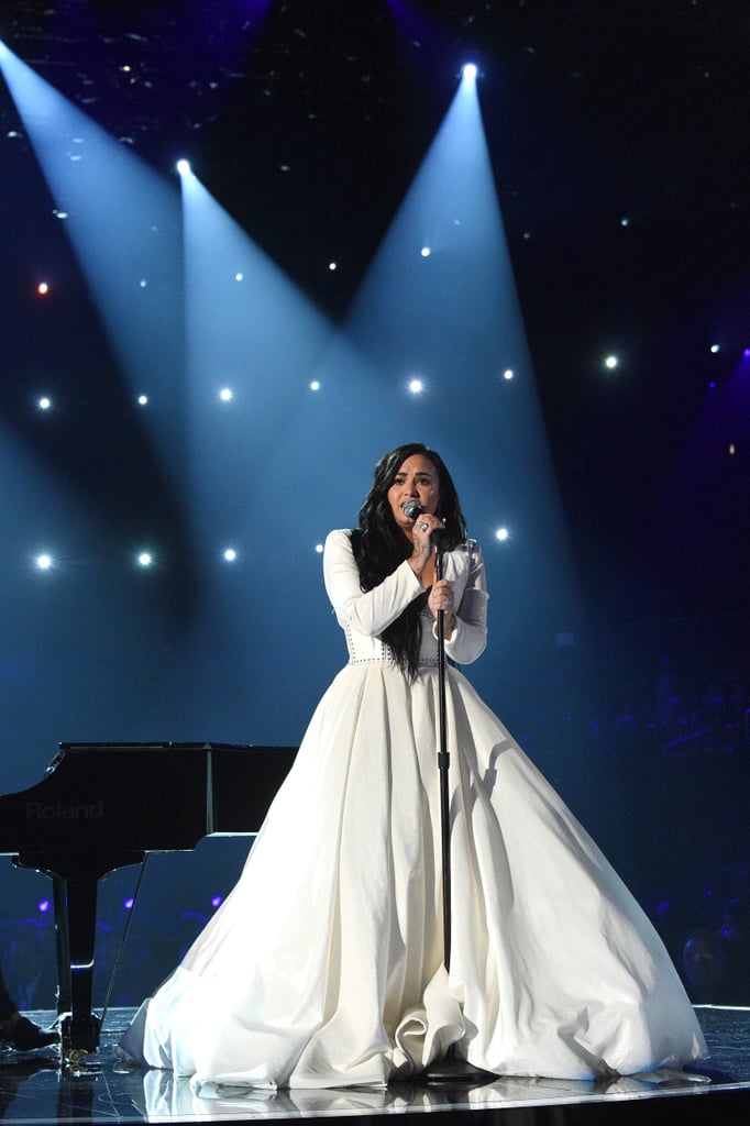 Demi Lovato's Christian Siriano Grammys Performance Gown