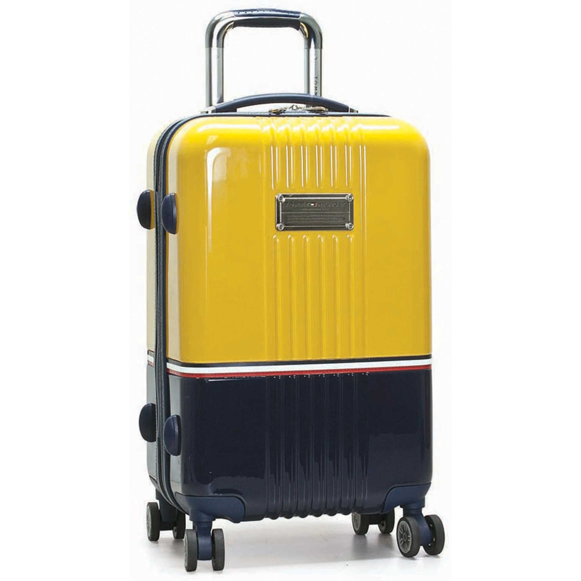 tommy hilfiger luggage yellow