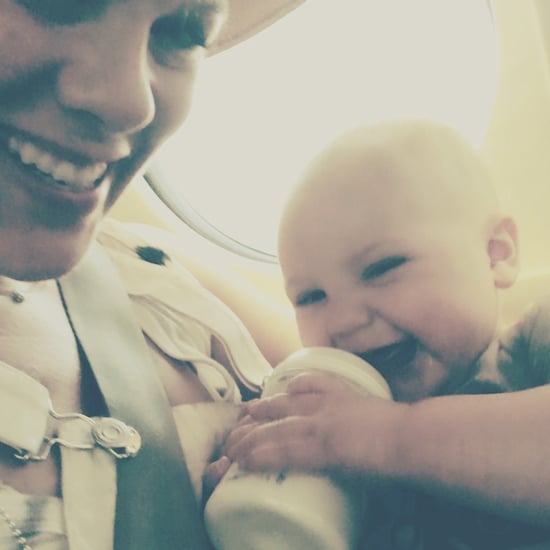 Pink's Photos With Son on an Airplane