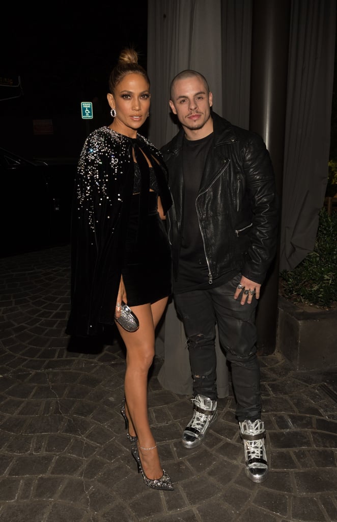 Jennifer Lopez and Casper Smart at the 2015 AMAs Afterparty