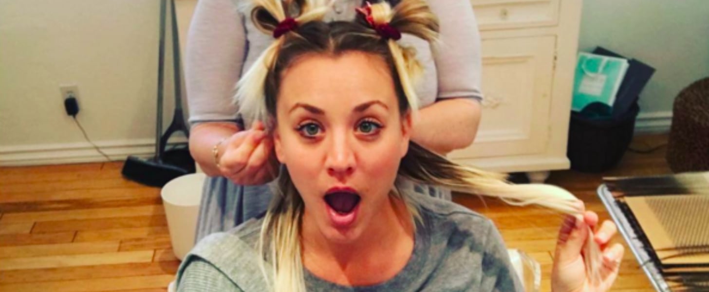 Kaley Cuoco With Hair Extensions Spring 2016 Popsugar Beauty Kaley cuoco doesn't like to stick with the same hairstyle for too long. kaley cuoco with hair extensions