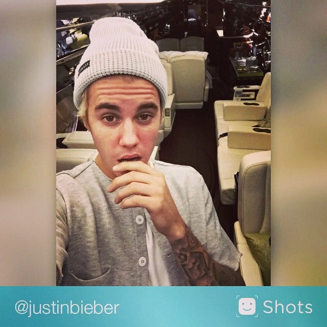 Justin Bieber said he got a "new jet for Christmas, and she's beautiful."