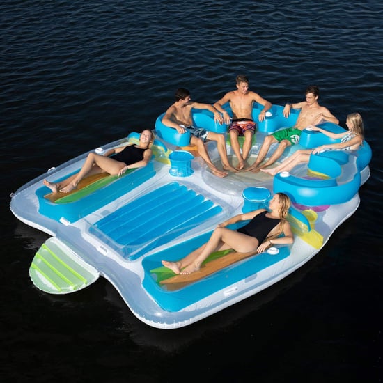 7-Person Tropical Tahiti Floating Island Pool Float