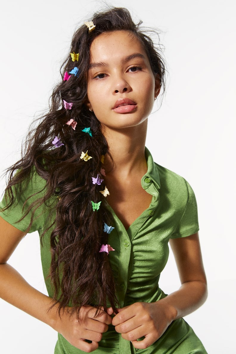 E-Girl Outfit Ideas: Pull&Bear Pack of Butterfly Hair Clips