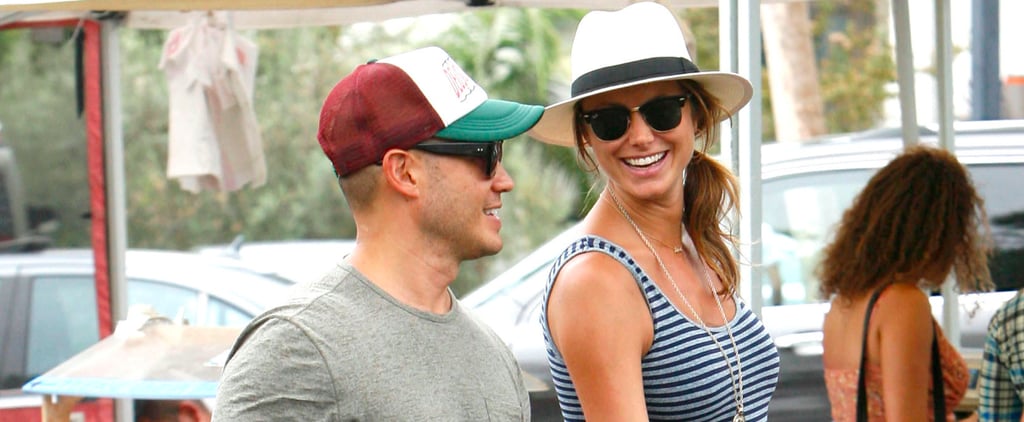 Pregnant Stacy Keibler at Farmers Market 2014 | Pictures