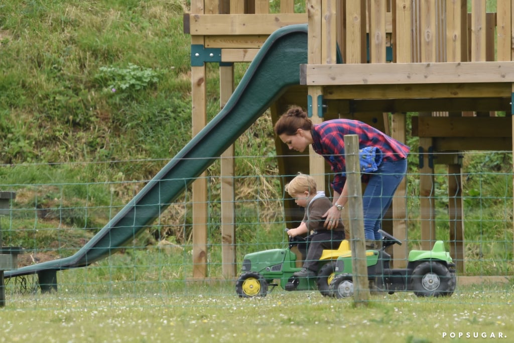 Kate Middleton and Prince George at the Park 2015 Pictures