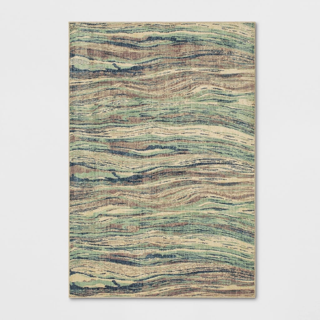 Woven Marble Waves Area Rug