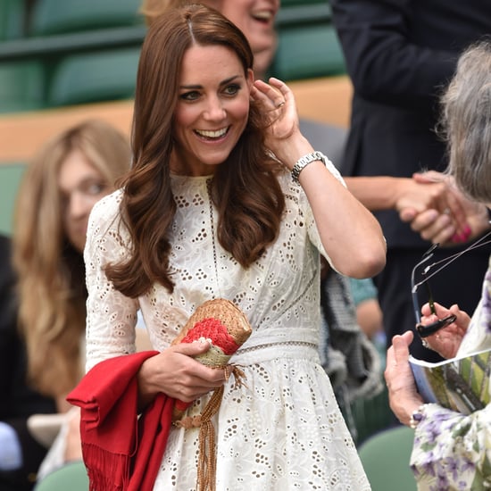 Kate Middleton Wearing White Zimmermann Dress