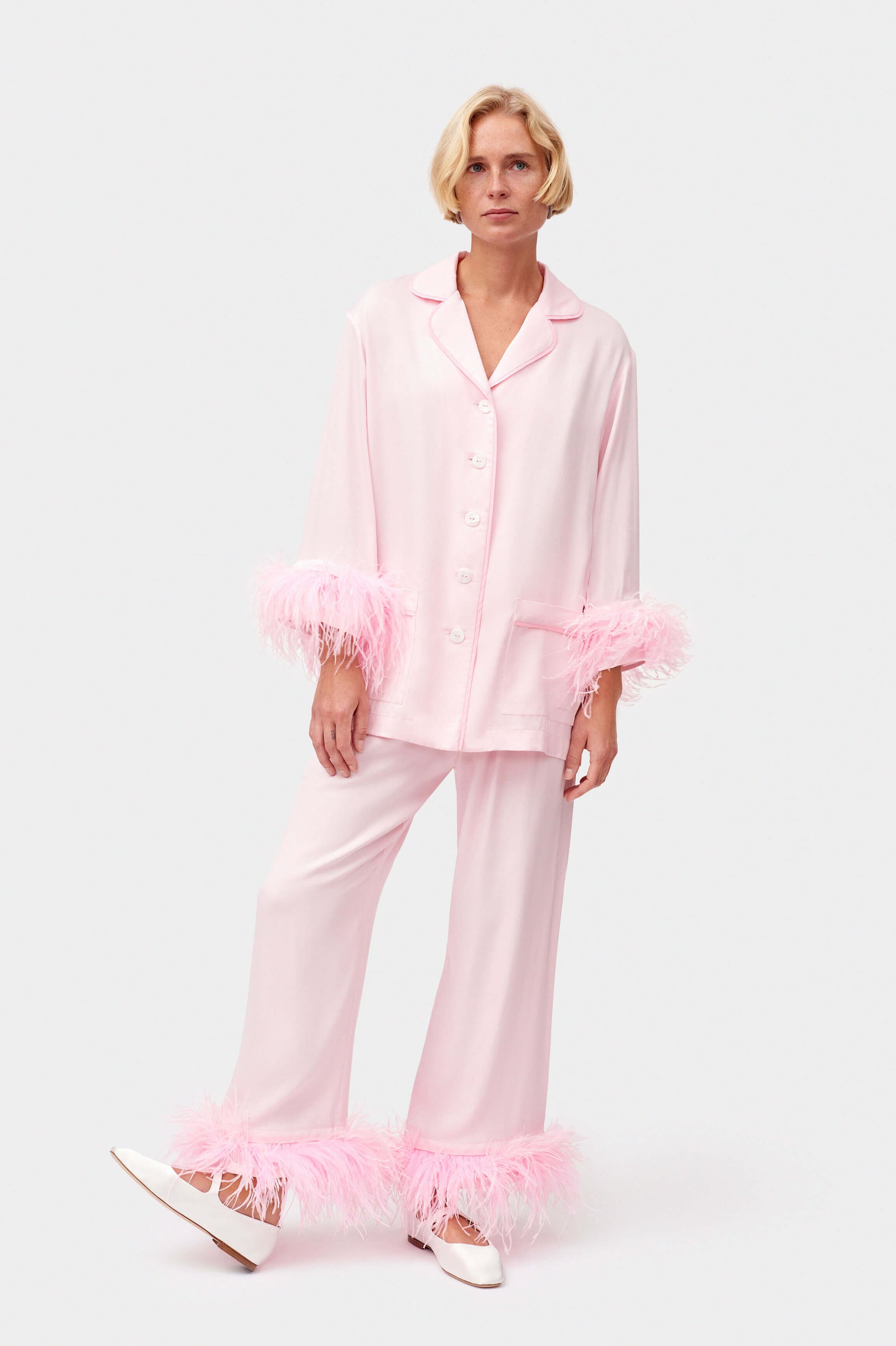 Pajamas with breast best sale support