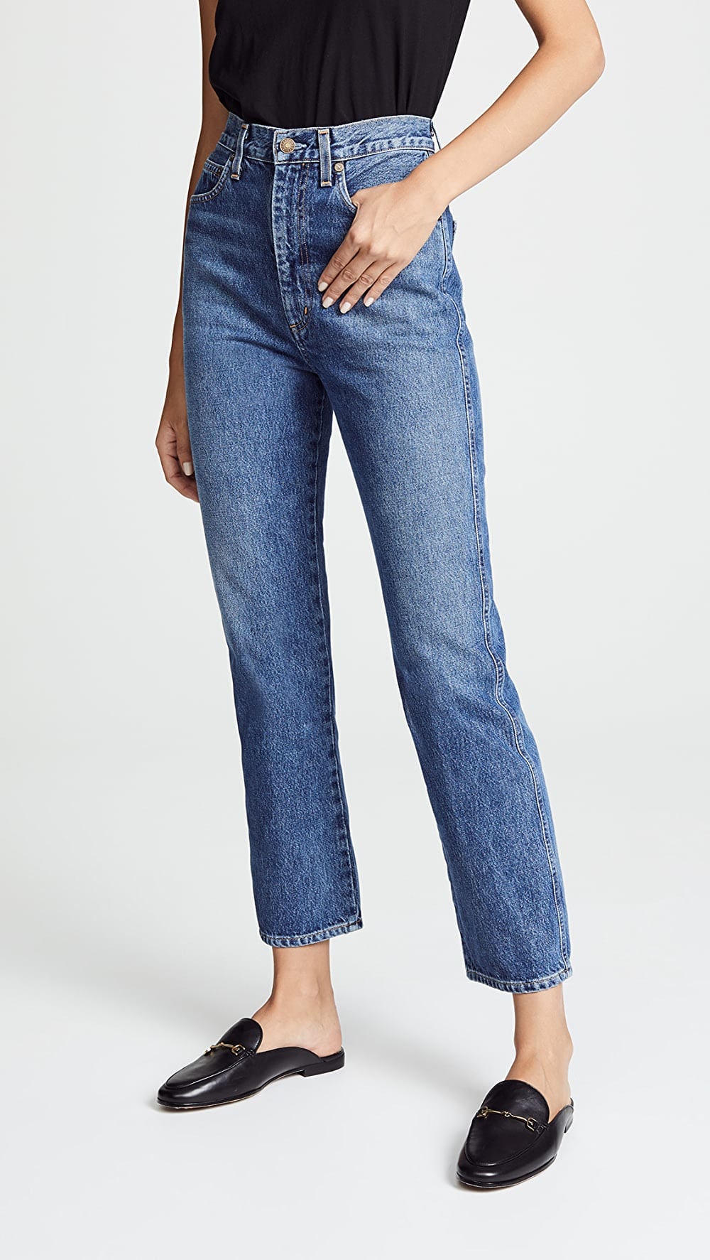 AGOLDE Pinch Waist High Rise Kick Jeans Go Ahead and Flaunt What