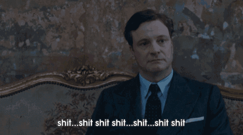 When you slowly lean your baby back and they realize what's happening.