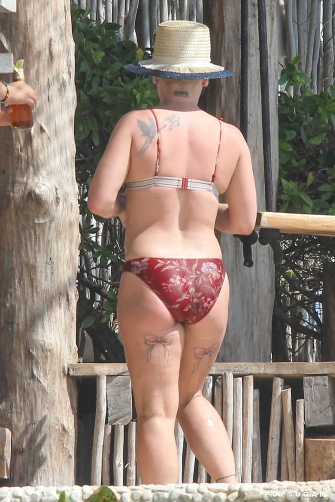 Pink and Carey Hart at the Beach in Mexico February 2019