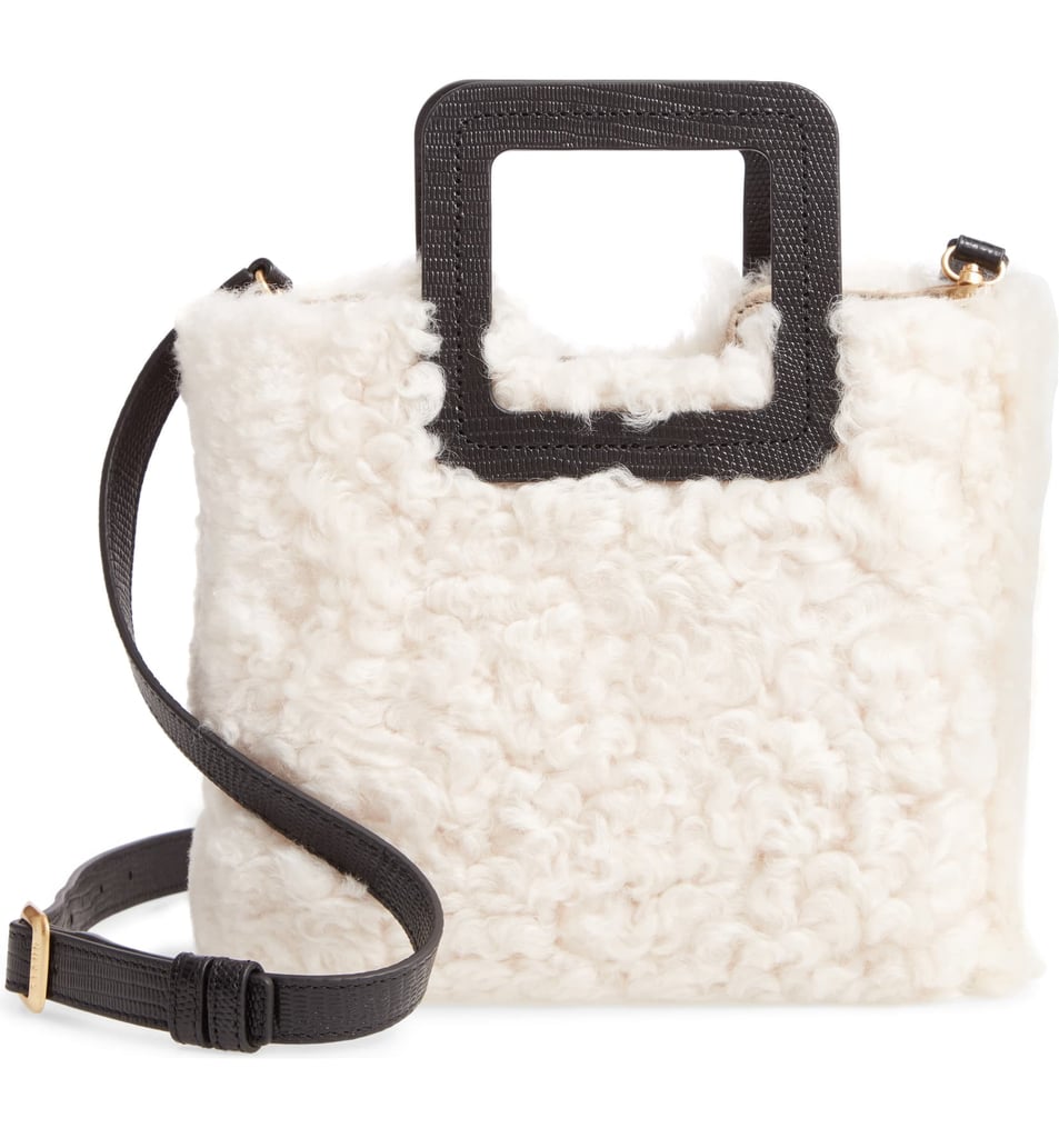 Staud Mini Shirley Genuine Shearling Satchel