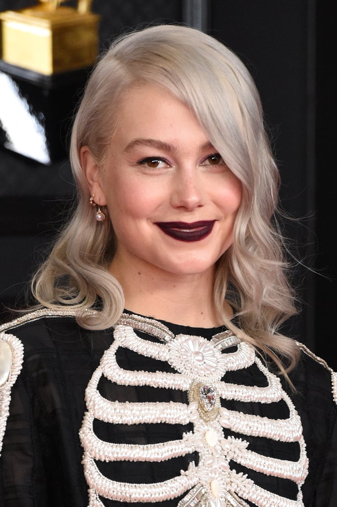 Phoebe Bridgers's Purple Lipstick Best Hair and Makeup Looks at the