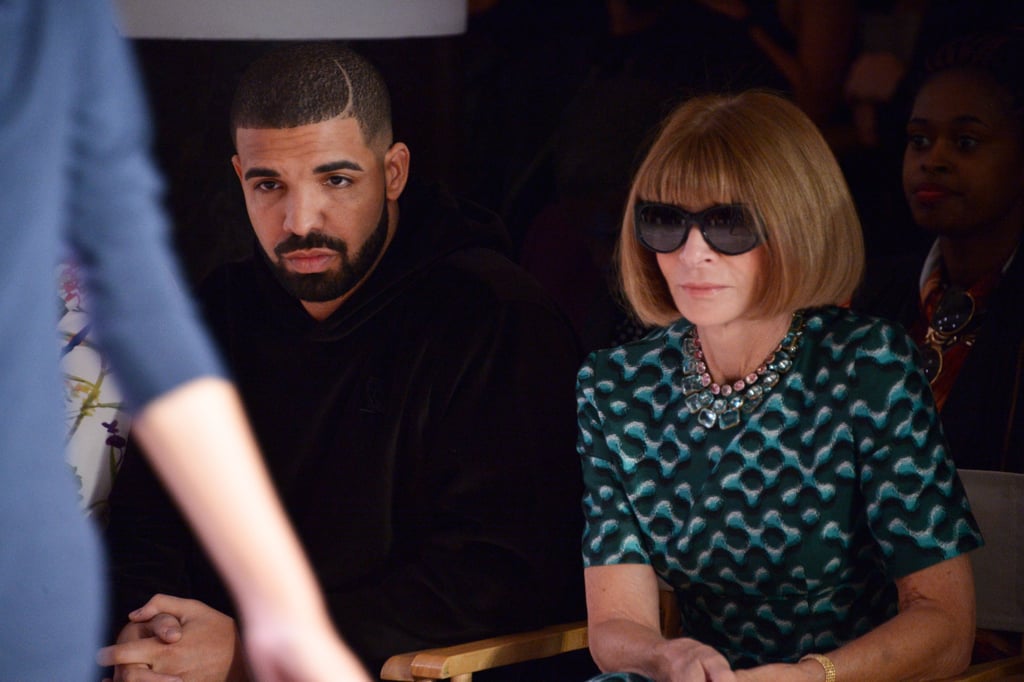 Drake and Anna Wintour NYFW Pictures