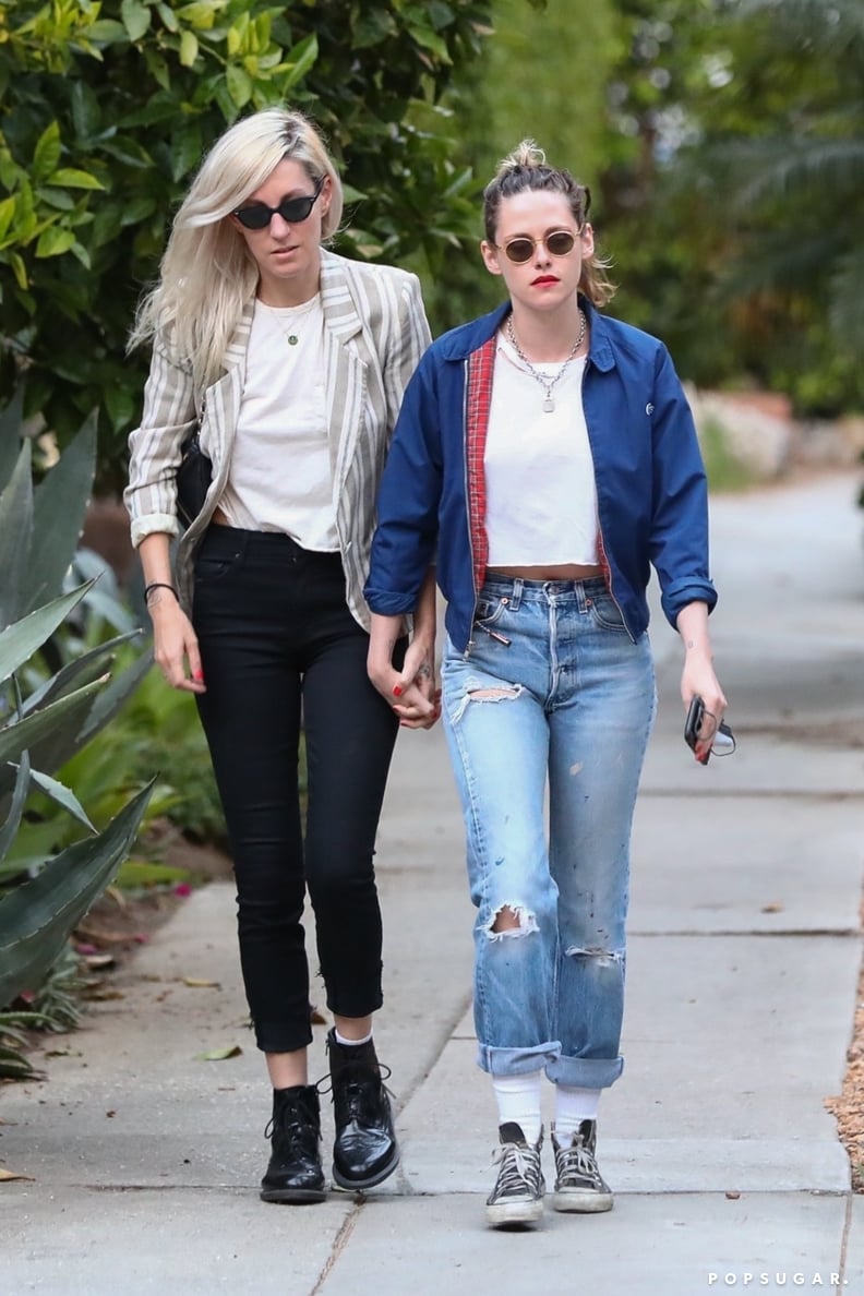 Los Angeles, CA  - *EXCLUSIVE* Kristen Stewart holds hands with her girlfriend Dylan Meyer on a stroll in Los Angeles.Pictured: Kristen Stewart, Dylan MeyerBACKGRID USA 11 MAY 2021 BYLINE MUST READ: BACKGRIDUSA: +1 310 798 9111 / usasales@backgrid.comUK: 
