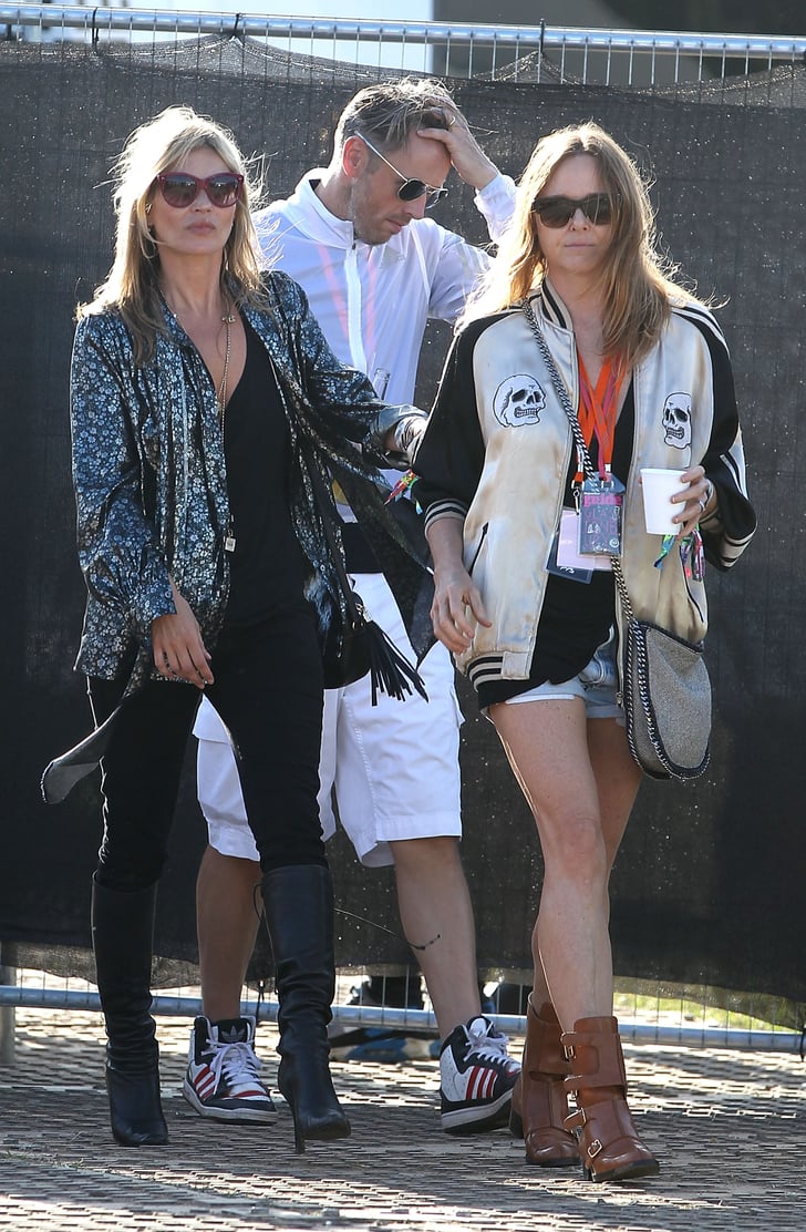 Kate Moss and Stella McCartney at Glastonbury 2013 Look Back at