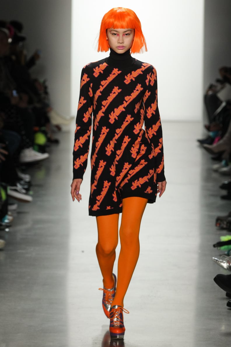 HoYeon Jung at the Jeremy Scott Show During New York Fashion Week in 2018