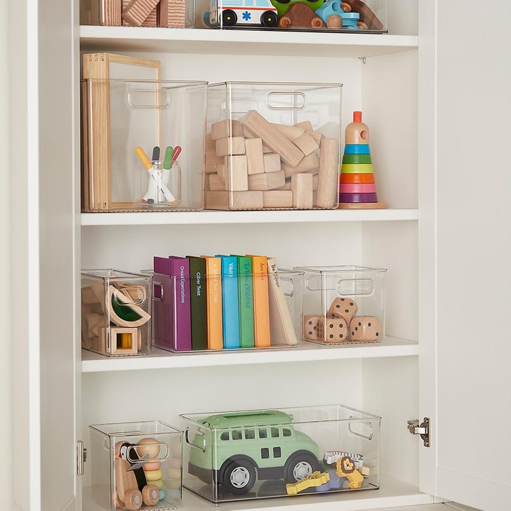 iDesign Linus Clear Storage Bins Shop the Kids Products from Get Organised by The Home Edit