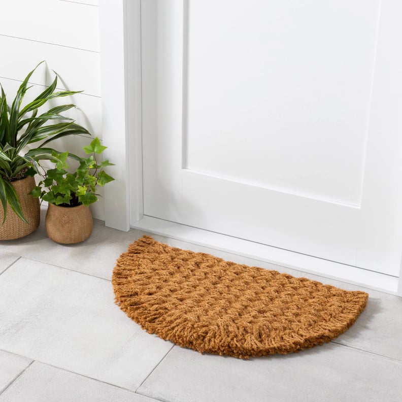 Hearth & Hand with Magnolia  Half Circle Braided Coir Doormat