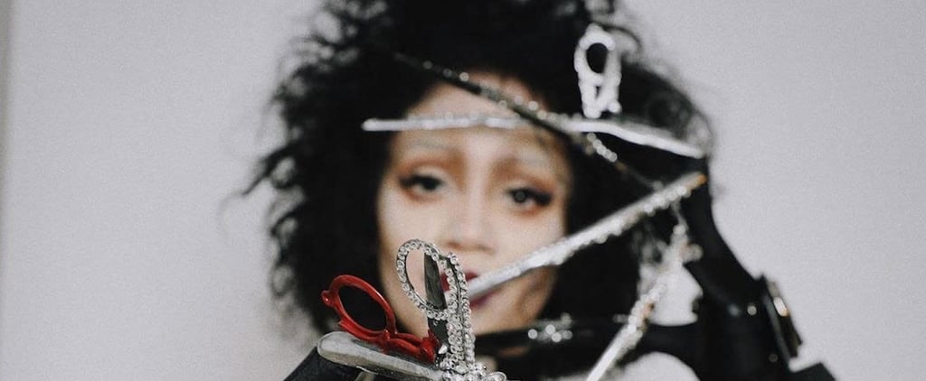 Saweetie's Edward Scissorhands Halloween Nails Breakdown