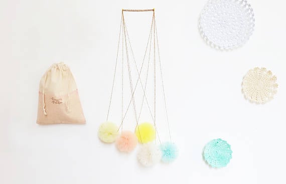 pom-pom necklace