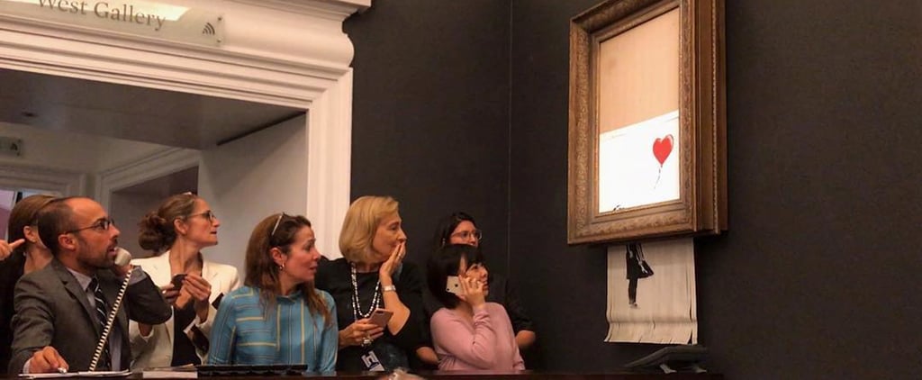 Banksy Painting Self-Destructs October 2018