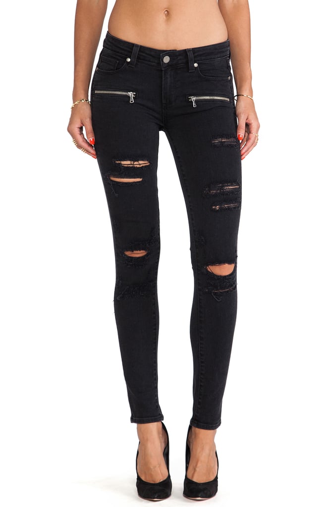 Paige Denim Indio Zip Skinny Jeans