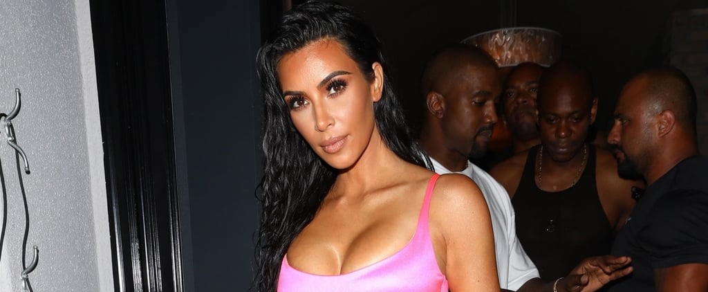 Kim Kardashian's Pink Dress at Kylie Jenner's Birthday 2018