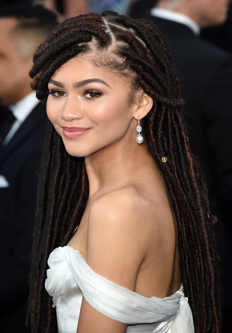 Zendaya's Locs at the Academy Awards in 2015