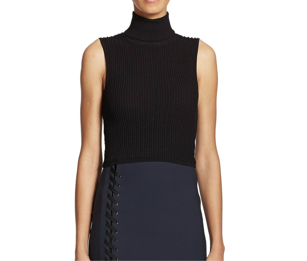 Elizabeth and James Sleeveless Fitted Knit Top ($195)
