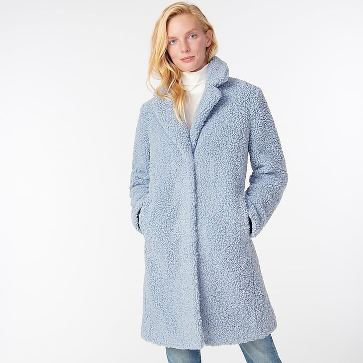 J.Crew Teddy Sherpa Coat | Best Teddy Coats and How to Style Them This ...