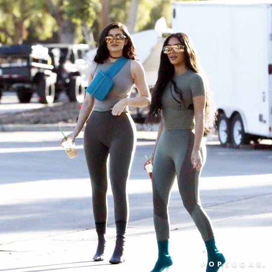 Kim Kardashian and Kylie Jenner Wearing Same Outfit 2018