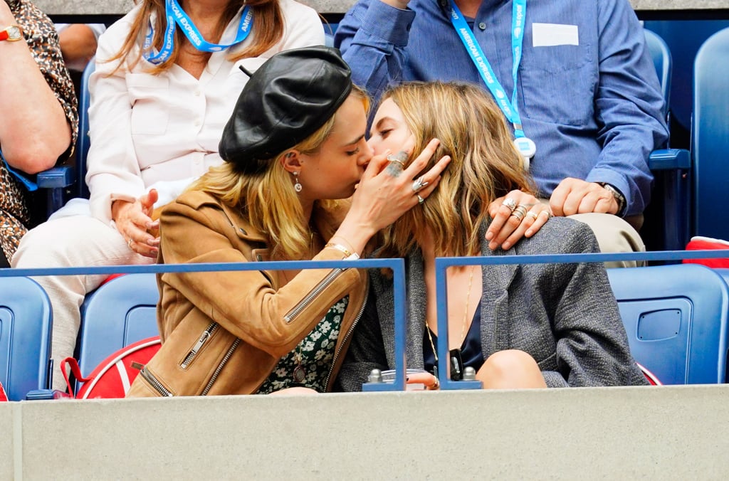 Cara Delevingne and Ashley Benson at the US Open