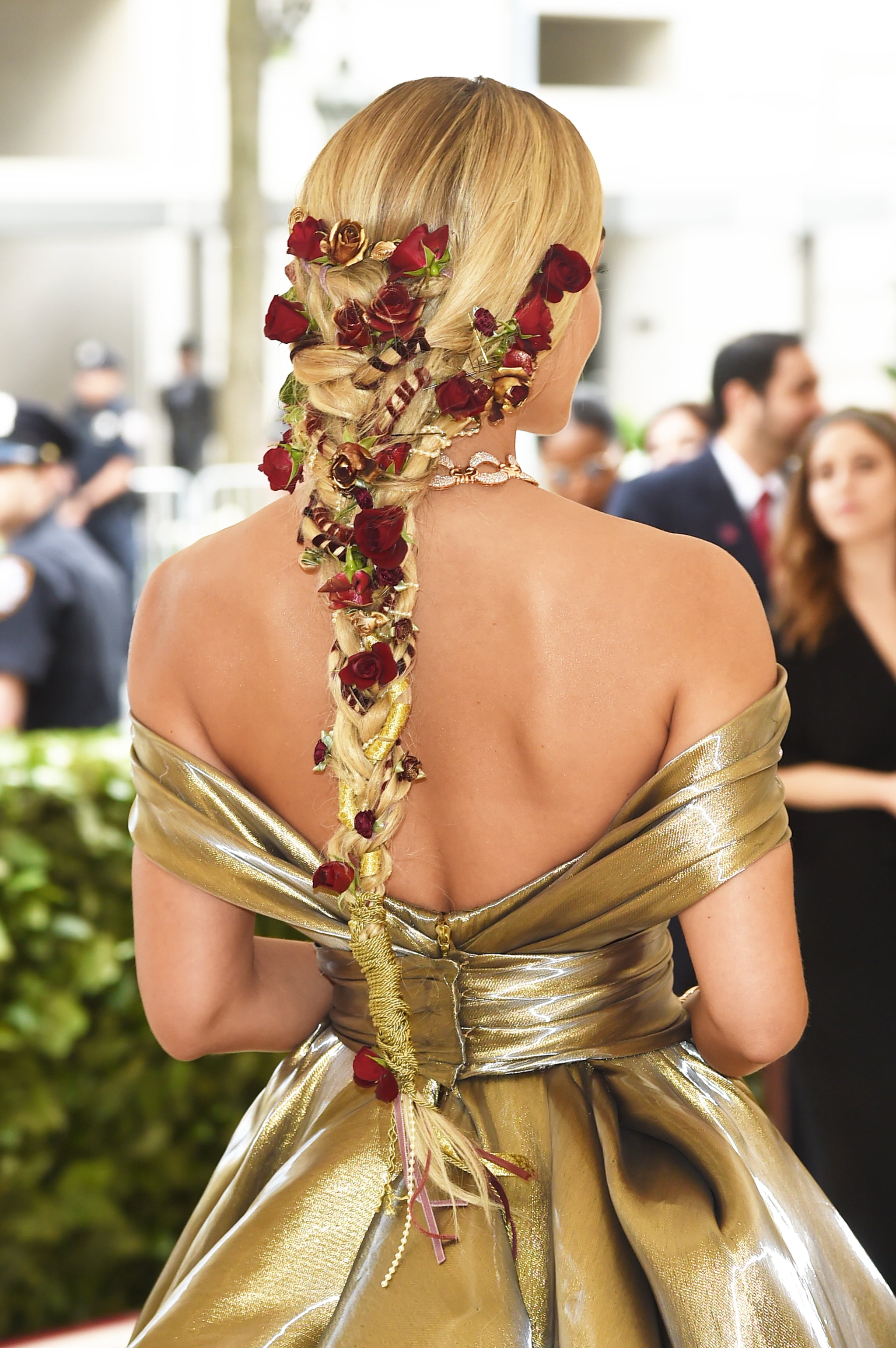 NEW YORK, NY - MAY 07:  Jasmine Sanders attends the Heavenly Bodies: Fashion & The Catholic Imagination Costume Institute Gala at The Metropolitan Museum of Art on May 7, 2018 in New York City.  (Photo by Jamie McCarthy/Getty Images)