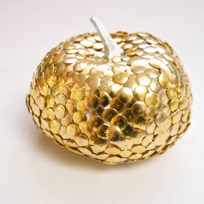 Golden Thumbtack Pumpkin